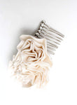Style: ANITA Silk Pleated Rosette Cluster Head Topping - Peony Rice