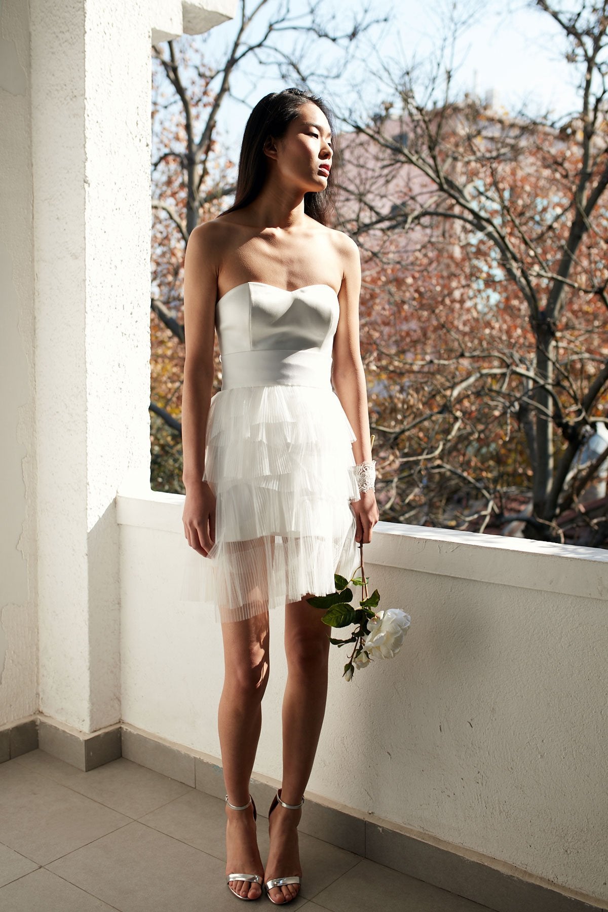 Sweetheart bandeau dress top