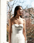 Style: BERTA Sweetheart Bandeau - Peony Rice