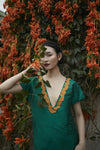 Style: MIRIAM Silk Dupioni Tunic Dress - Peony Rice