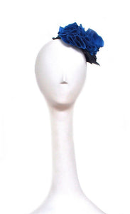 Style: DAPHNE Silk Ruffle Rosette & Pleated Head Topping - Peony Rice