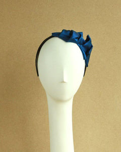 Style #BLAKE: Silk Charmeuse Origami Fold Topping - Peony Rice