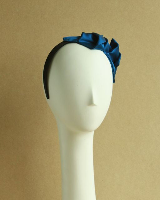 Style #BLAKE: Silk Charmeuse Origami Fold Topping - Peony Rice