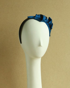 Style #BLAKE: Silk Charmeuse Origami Fold Topping - Peony Rice