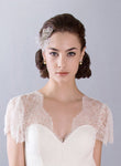 Style: ISABELLE Crystal Embellished Mini Comb Topping - Peony Rice