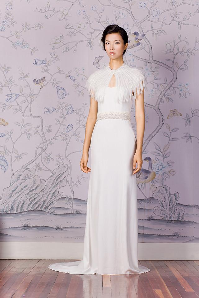 Style: TASMIN Sweetheart Bandeau Gown with Train - Peony Rice