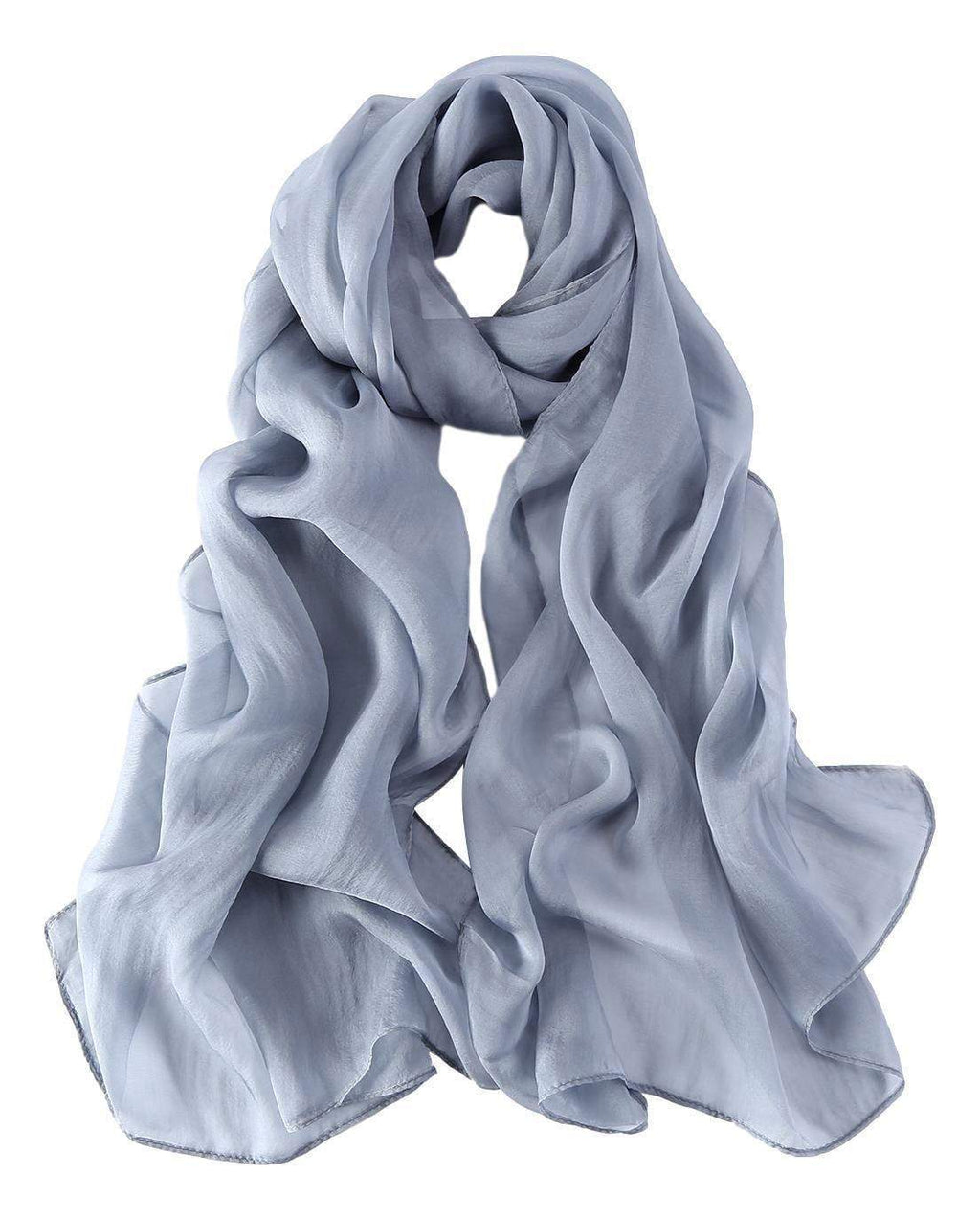 Style: SELINA Soft Silk Mousseline Scarf - Peony Rice