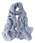Style: SELINA Soft Silk Mousseline Scarf - Peony Rice