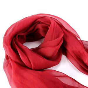 Style: SELINA Soft Silk Mousseline Scarf - Peony Rice