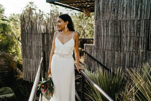 Style: JOAN Maxi Slip Dress Peony Rice