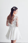 Style: CHERIE Layered Silk Organza Circle Skirt - Peony Rice