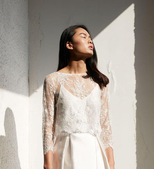 Style: PIPA Bias Cut Silk Camisole Peony Rice