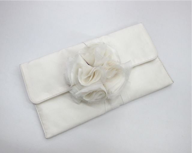 Style: SONYA Soft Silk Jewellery Clutch - Peony Rice