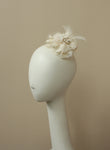 Style: AGATHA Metallic Lace & Silk Rosette Topping Peony Rice